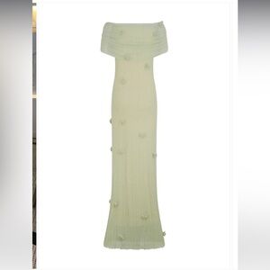 Celestine Knit Maxi Dress - Sage Green